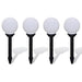 Garden Path Solar Ball Light Led 15cm 4pcs with Ground