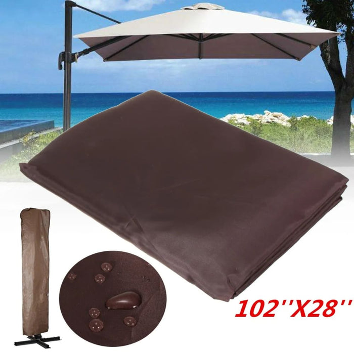 Garden Patio Umbrella Rain Cover Waterproof Polyester