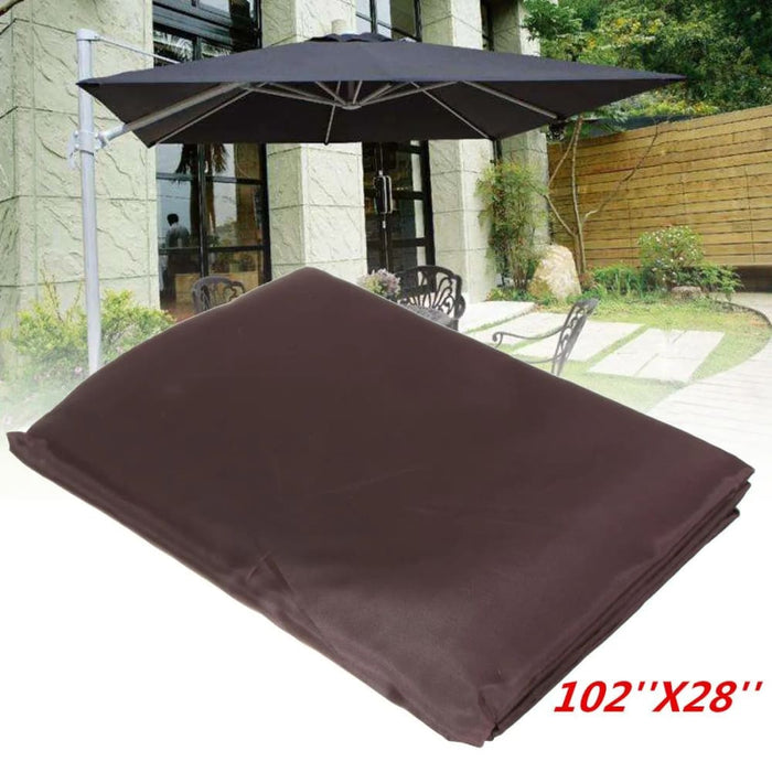 Garden Patio Umbrella Rain Cover Waterproof Polyester