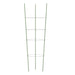 Garden Plant Supports with 4 Rings 5 Pcs Green 90 Cm Steel
