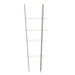 Garden Plant Supports with 4 Rings 5 Pcs Green 90 Cm Steel