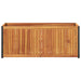 Garden Planter 110x45x44 Cm Solid Wood Acacia And Steel