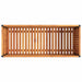 Garden Planter 110x45x44 Cm Solid Wood Acacia And Steel