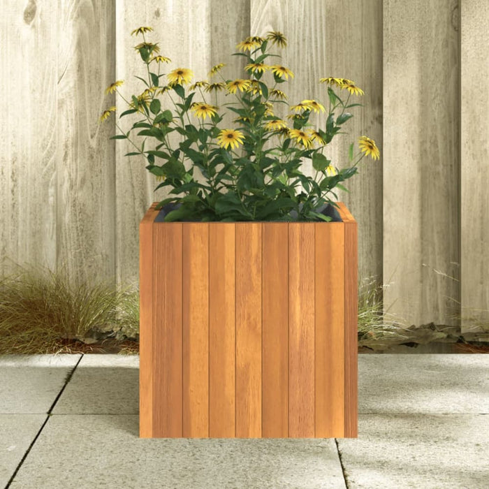 Garden Planter 35x35x35 Cm Solid Wood Acacia Tllpbo