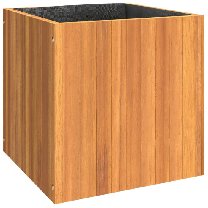 Garden Planter 45x45x45 Cm Solid Wood Acacia Tllpbx