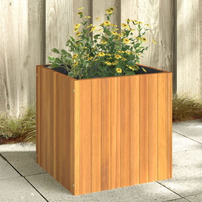 Garden Planter 45x45x45 Cm Solid Wood Acacia Tllpbx