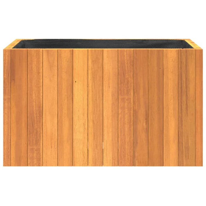 Garden Planter 59x27.5x35 Cm Solid Wood Acacia Tllpbp