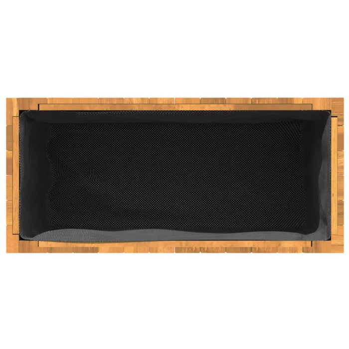 Garden Planter 59x27.5x35 Cm Solid Wood Acacia Tllpbp