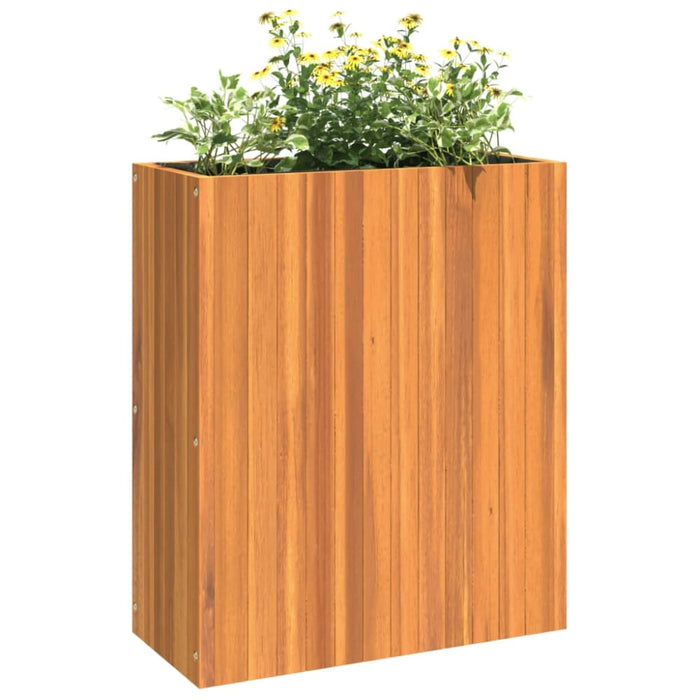 Garden Planter 59x27.5x70 Cm Solid Wood Acacia Tllpbl
