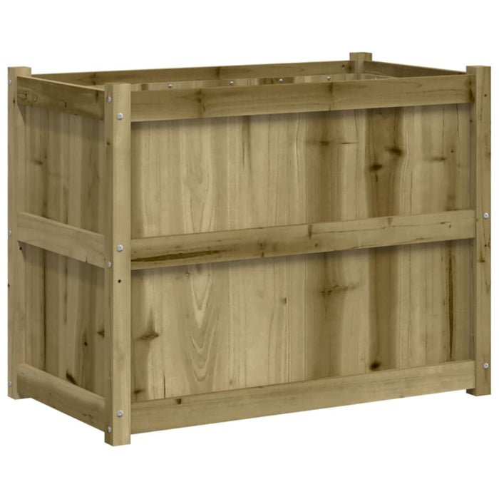 Garden Planter 90x50x70 Cm Impregnated Wood Pine Ntiait