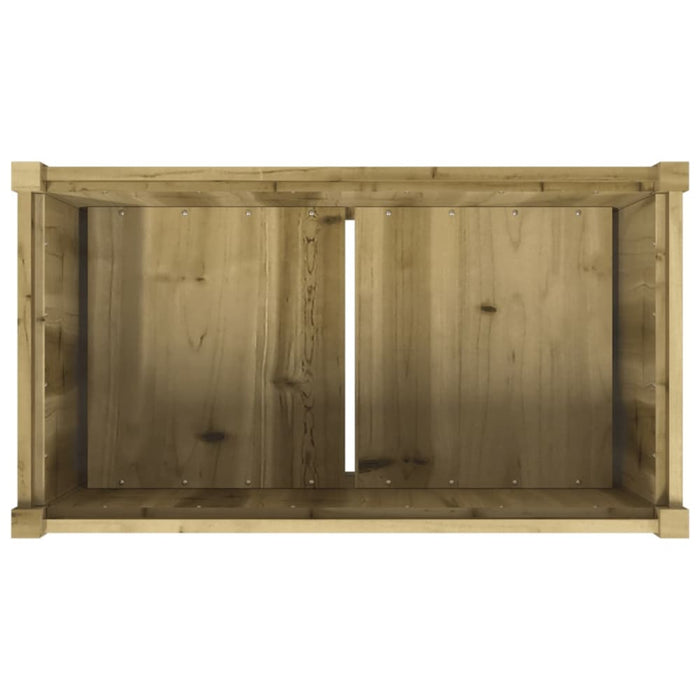 Garden Planter 90x50x70 Cm Impregnated Wood Pine Ntiait