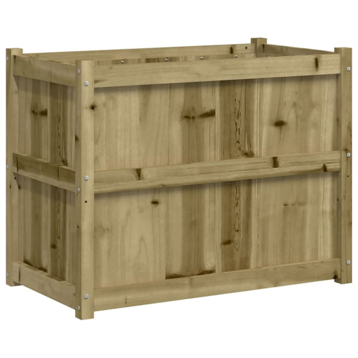 Garden Planter 90x50x70 Cm Impregnated Wood Pine Ntiait