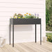 Garden Planter Anthracite 100.5x40.5x90 Cm Galvanised Steel