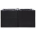Garden Planter Black 157x80x80 Cm Poly Rattan Tokoia