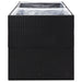 Garden Planter Black 157x80x80 Cm Poly Rattan Tokoia