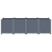 Garden Planter Grey 160x40x53 Cm Pp Tlinpl