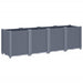Garden Planter Grey 160x40x53 Cm Pp Tlinpl