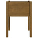 Garden Planter Honey Brown 50x50x70 Cm Solid Pinewood Nobnbp