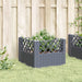 Garden Planter with Pegs Grey 43.5x43.5x43.5 Cm Pp Tlnbbk