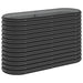 Garden Planter Powder-coated Steel 114x40x68 Cm Anthracite
