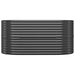 Garden Planter Powder-coated Steel 152x80x68 Cm Anthracite