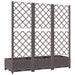 Garden Planter With Trellis Brown 120x40x121.5 Cm Pp Tonxlx