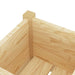 Garden Planters 2 Pcs 31x31x70 Cm Solid Pinewood Nobinb