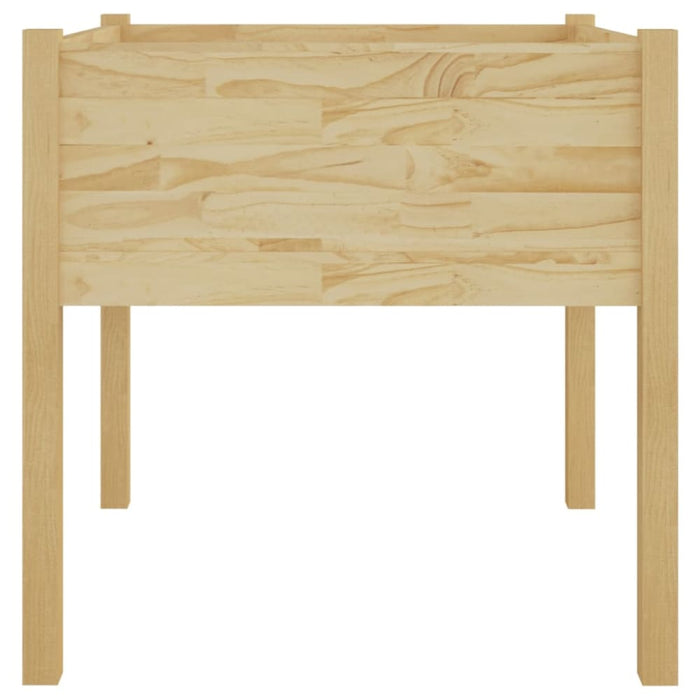 Garden Planters 2 Pcs 70x70x70 Cm Solid Pinewood Nobnob