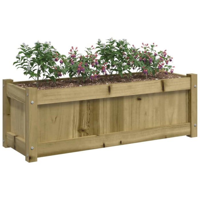 Garden Planters 2 Pcs Impregnated Wood Pine Ntiapn
