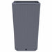 Garden Planters 2 Pcs Grey 32.5x32.5x57 Cm Pp Tlinal