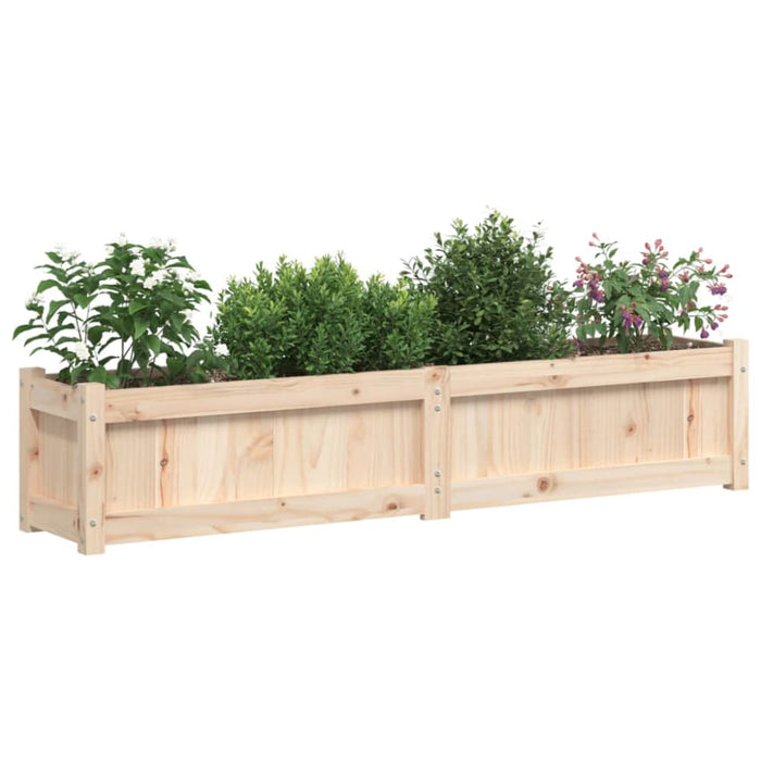 Garden Planters 2 Pcs Solid Wood Pine Ntiaip