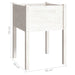 Garden Planters 2 Pcs White 50x50x70 Cm Solid Pinewood