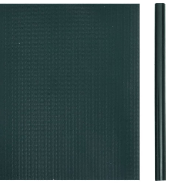 Garden Privacy Screen Pvc 35x0.19 m Matte Green Oainlk