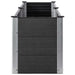 Garden Raised Bed 200x50x54 Cm Wpc Grey Tonbkp