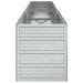 Garden Raised Bed 240x40x45 Cm Galvanized Steel Silver