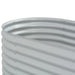 Garden Raised Bed 240x80x81 Cm Galvanised Steel Silver Appot