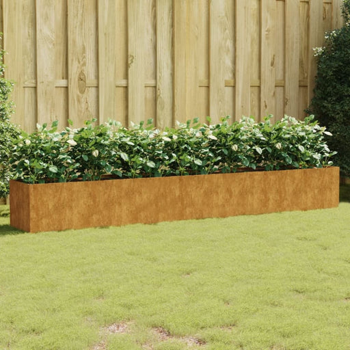 Garden Raised Bed 280x40x40 Cm Corten Steel Nxapxx