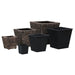 Garden Raised Beds 3 Pcs Water Hyacinth Brown Appix