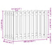 Garden Raised Bed with Fence Design 100x50x70 Cm Solid Wood