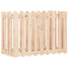 Garden Raised Bed with Fence Design 100x50x70 Cm Solid Wood