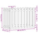 Garden Raised Bed with Fence Design 100x50x70 Cm Solid Wood