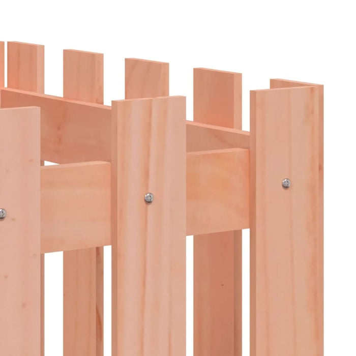 Garden Raised Bed with Fence Design 200x50x50 Cm Solid Wood