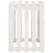 Garden Raised Bed with Fence Design White 100x50x70 Cm
