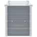 Garden Raised Bed Galvanised Steel 160x40x45 Cm Grey Aanpb