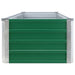 Garden Raised Bed Galvanised Steel 320x40x45 Cm Green Aibpt