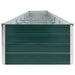Garden Raised Bed Galvanised Steel 600x80x45 Cm Green Aibit