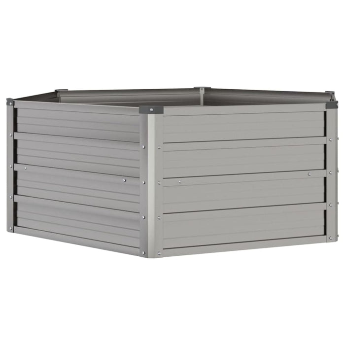 Garden Raised Bed Rusty 129x129x45 Cm Corten Steel Opokal