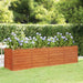 Garden Raised Bed Rusty 320x80x77 Cm Corten Steel Opoklt