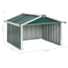 Garden Robot Lawnmower Shed 92x97x63 Cm Galvanised Steel