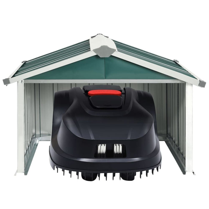 Garden Robot Lawnmower Shed 92x97x63 Cm Galvanised Steel
